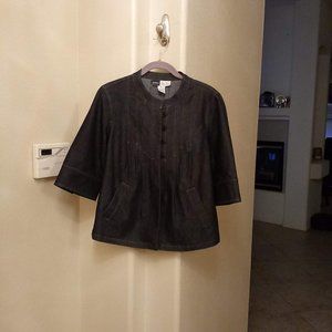 Simply Chloe Dao Denim Jacket With Kimono Sleeves